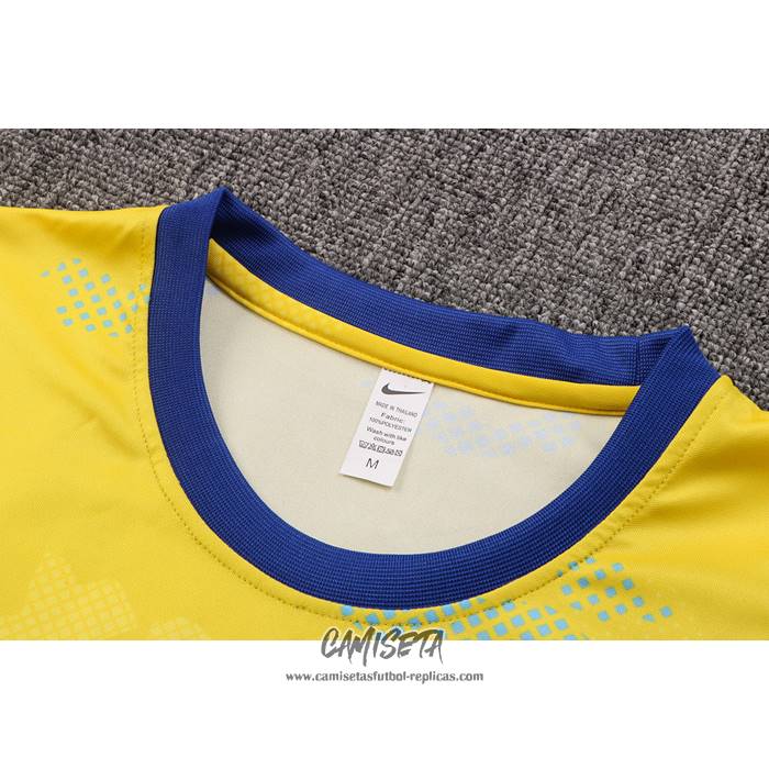 Chandal del Chelsea 2022-2023 Manga Corta Amarillo - Pantalon Corto